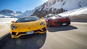 Ferrari 812 Superfast, Lamborghini Aventador S, Exterieur