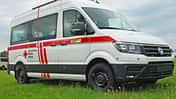 VW Crafter, T6 und Tiguan Feuerwehr / Notarzt Einsatzfahrzeuge auf der Messe Rettmobil 2018