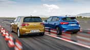 Ford Focus 1.5 Ecoboost, VW Golf 1.5 TSI Act Bluemotion, Exterieur