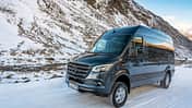 Mercedes Sprinter 319 CDI 4x4 Modelljahr 2019 Wintertest 