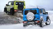 Suzuki Jimny Australien Werbung Rollschuhe Aufmacher