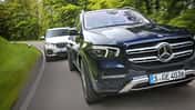 BMW X5 xDrive 30d, Mercedes GLE 350 d 4Matic, Exterieur