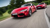 Audi TT RS Coupe, Toyota GR Supra, Exterieur