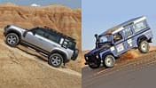 Land Rover Defender Generationen-Vergleich