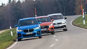 VW Tiguan 2.0 TSI 4Motion, BMW X1 25i xDrive, Audi Q3 45 TFSI Quattro, Exterieur