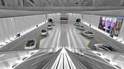 Boring Company Haltestelle Bahnhof