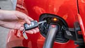 Elektroauto Laden Verriegelung Stecker