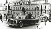 Queen Elizabeth II. Kurt Georg Kiesinger (1965) Stuttgart Neues Schloss