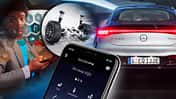 Mercedes EQS me App Hinterachslenkung Abo Extra