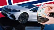 Mercedes EQS Luxus Elektroauto Steuer Norwegen