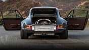 Singer Porsche Motor Heck Ansicht
