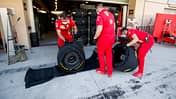 Heizdecken - Ferrari - Reifentest Abu Dhabi 2021