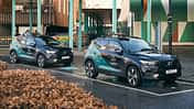 Volvo kabelloses Laden Elektroauto