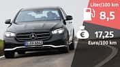 03/2022, Kosten und Realverbrauch Mercedes E 200
