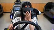 cyberspace,instructer,gauze mask,training class,trainer Intelligent Driving School In Kunming
