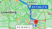 Google Maps Spritspar-Route