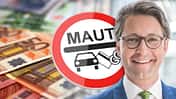 Andreas Scheuer Maut Geld Collage