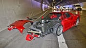 Ferrari F40 Unfall