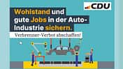 CDU Kampagne Verbrenner-Verbot Verbrenner-Aus Europawahl