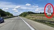Tempolimit 80 für Motorräder auf der A7