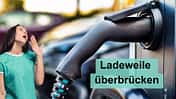 Ladezeit, Ladesäule, Elektroauto, Ladeweile, überbrücken