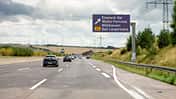 Autobahnschild Rost