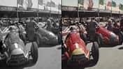 Britischer Grand Prix 1950 - Silverstone - Erstes F1-Rennen - Farbe