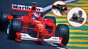 Ferrari-Collage - Michael Schumacher - Motorenteile Ferrari-Collage - Michael Schumacher - Motorenteile