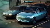 Skoda Favorit Designzeichnungen