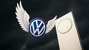 Logo VW mit Flügeln