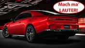 Dodge Charger Daytona EV Schriftzug eingeklinkt