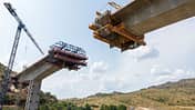 Autobahnbrücke Baustelle