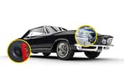 Oldtimer mit LED und modernen Bremsen