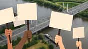 Autobahn Brücke A1 Hambrug