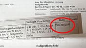 07/2025, Bußgeldbescheid Bußgeldbescheid