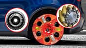 Drei kuriose Räder für Fahrzeuge