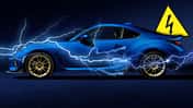 Subaru BRZ Elektro Collage