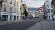Österreich Automatisierte Zufahrtskontrolle Kamera Schild