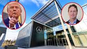 MBUSA Mercedes-Benz USA Headquarters eingeklinkt Donald Trump Ola Källenius