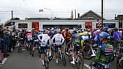 04/2026, Flandernrundfahrt Radrennen Bahnübergang Flandernrundfahrt Radrennen Bahnübergang