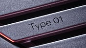 Jaguar Type 01 Schriftzug Modellbezeichnung