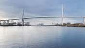 Neue Köhlbrand-Brücke Hamburg