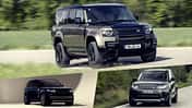 Land Rover Defender, Discovery, Range Rover