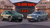 Dacia Striker VW Tiguan Vergleich