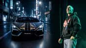Lamborghini Revuelto Sondermodell und Rapper Bushido