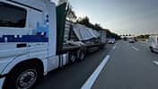 Polizei Lkw A3 Defekt