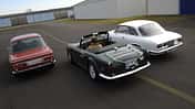 Alfa Romeo Giulia Sprint GT, BMW 1600 ti, Triumph TR 5 PI