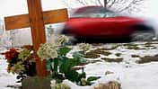 Kreuz, Unfalltote, Straßenkreuz