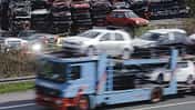 Neuwagen Transport Abwrackpr�mie Schrottplatz