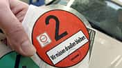 Umweltplakette Rot